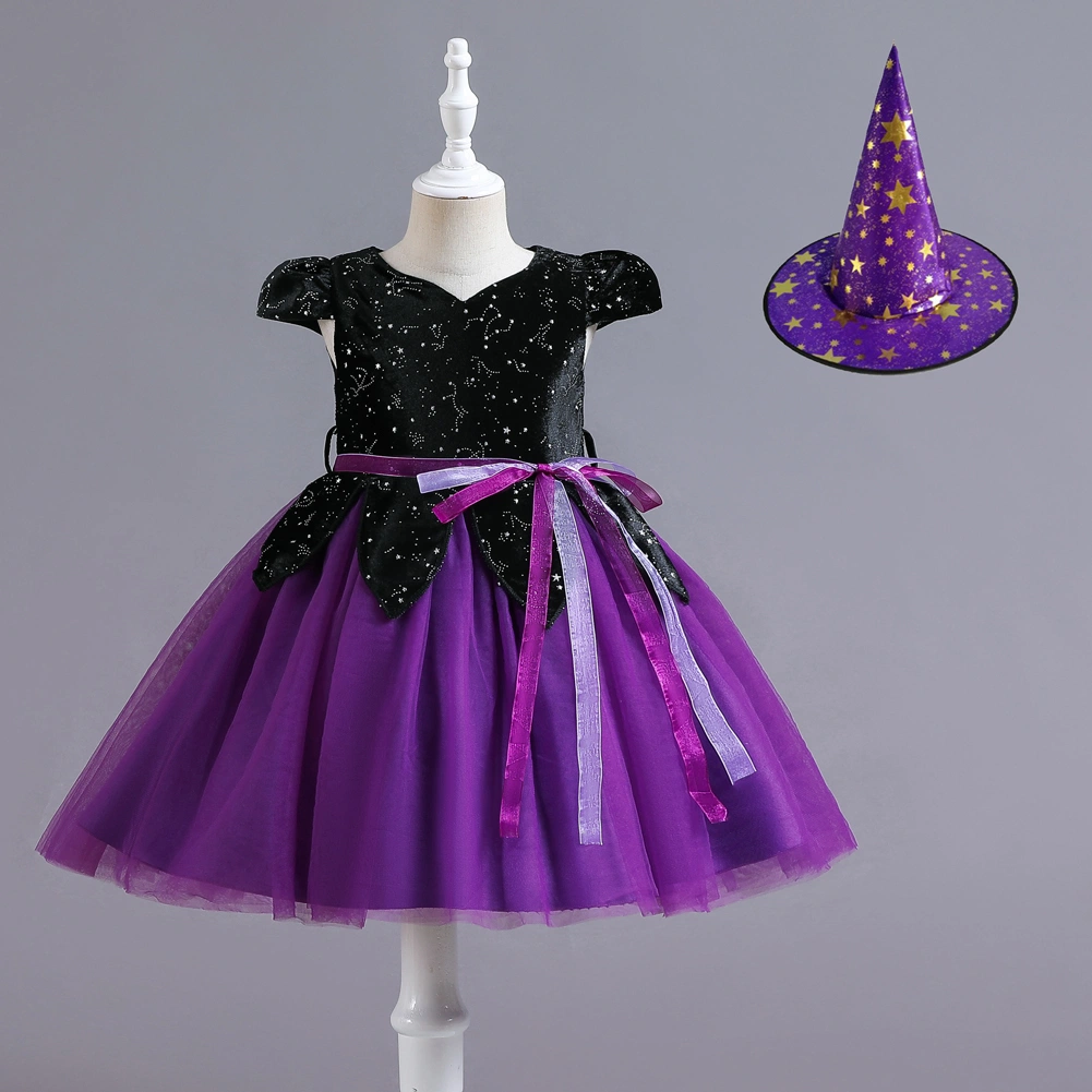 Halloween Fashion Clothing Cotton Comfort Kids Designer Clothes Lovely Baby Frocks Design Girl Dresses