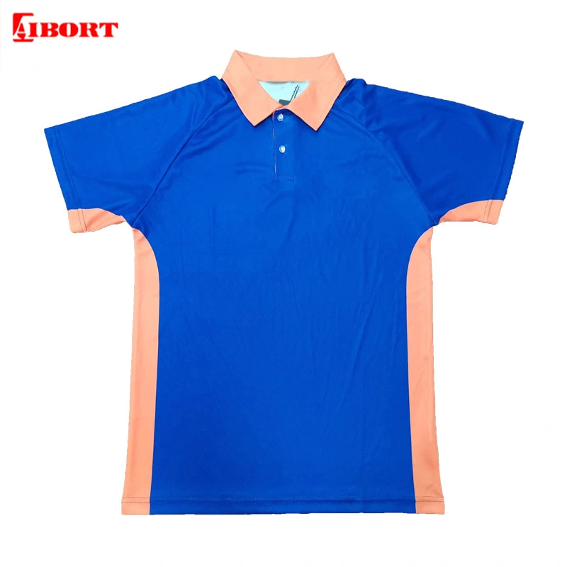 Aibort Customized Logo Polyester Dry Fit Full Sublimation Poloshirt (T-SG-05)