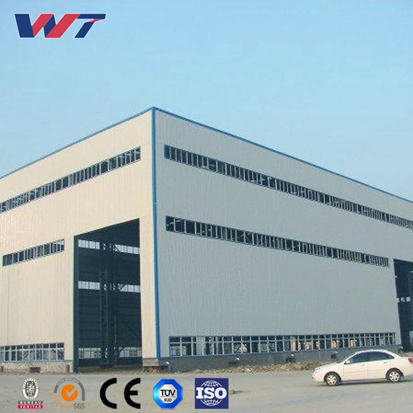 Easy Build Prefabricated Steel Structure Hangar/Workshop/Warehouse with Crane