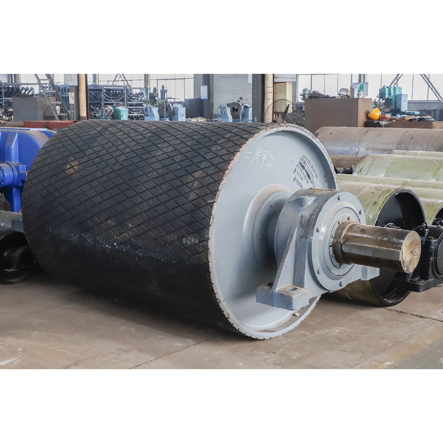 as Belt Conveyor Plain Drive Pulley for Copper Mine