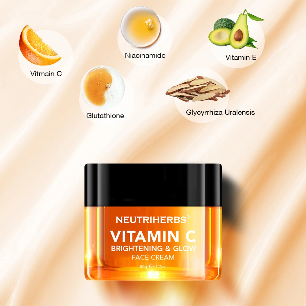 Cosmétiques Amarrie apaisants de bougies de la vitamine C de la peau blanchissant crème organique