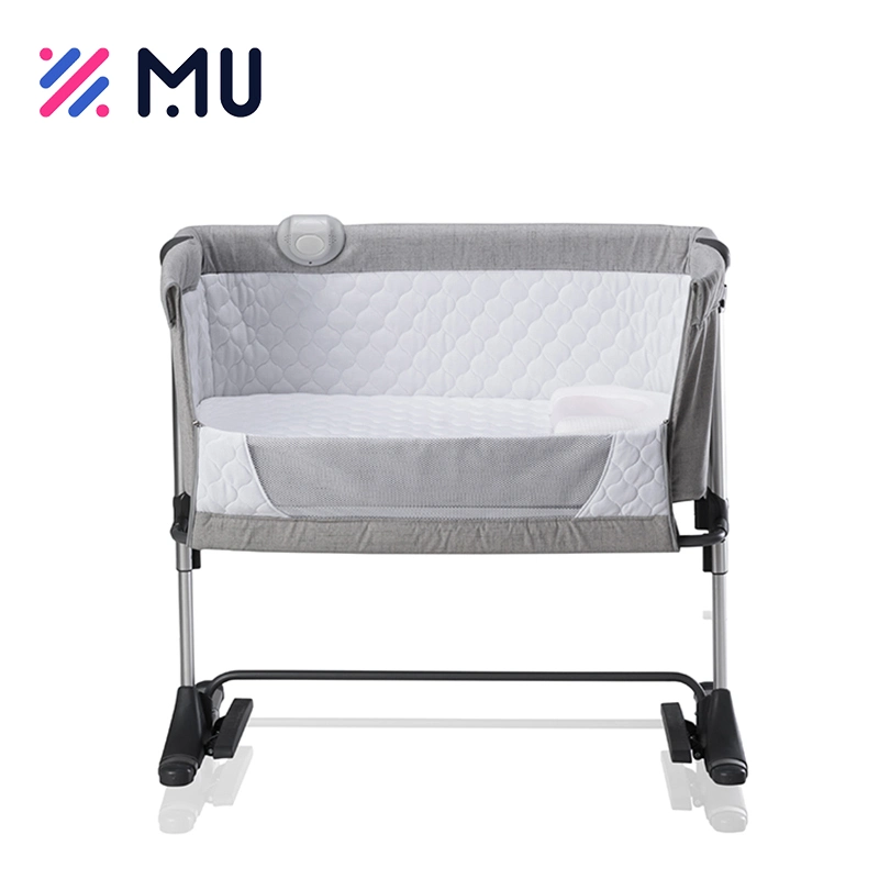 Bebé de aluminio Swing meciendo Sleeper Bed Co durmiendo en la cuna de cabecera