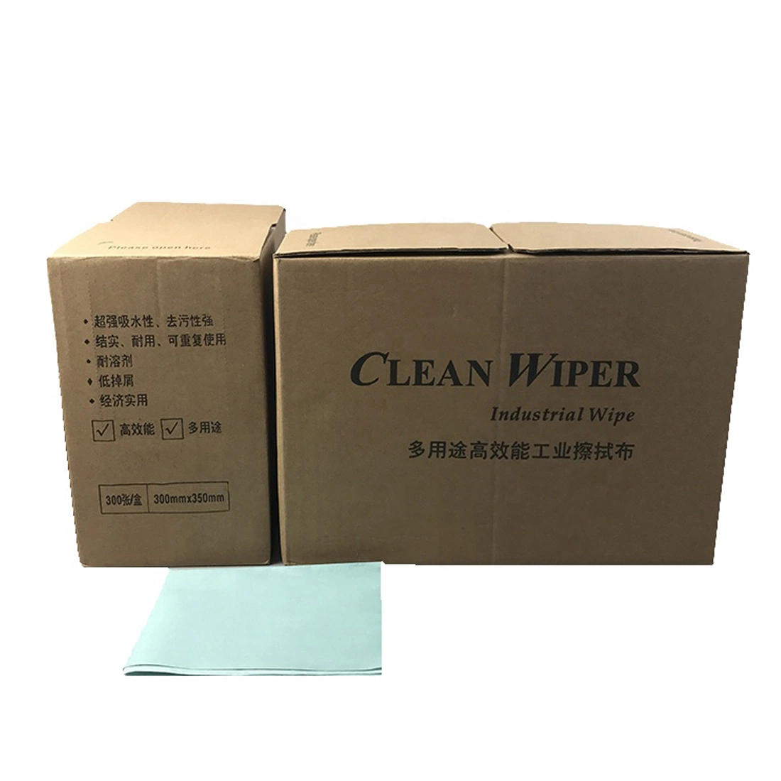 Woodpulp Polyester 1/4 Fold Industrial Lint Free Cleaning Wipes