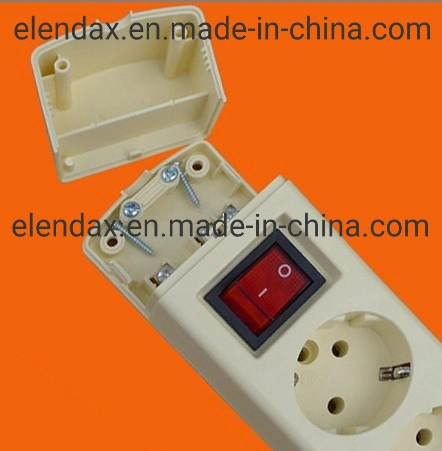 New Designed 5 Way Power Extension Socket with Light (E9005E)