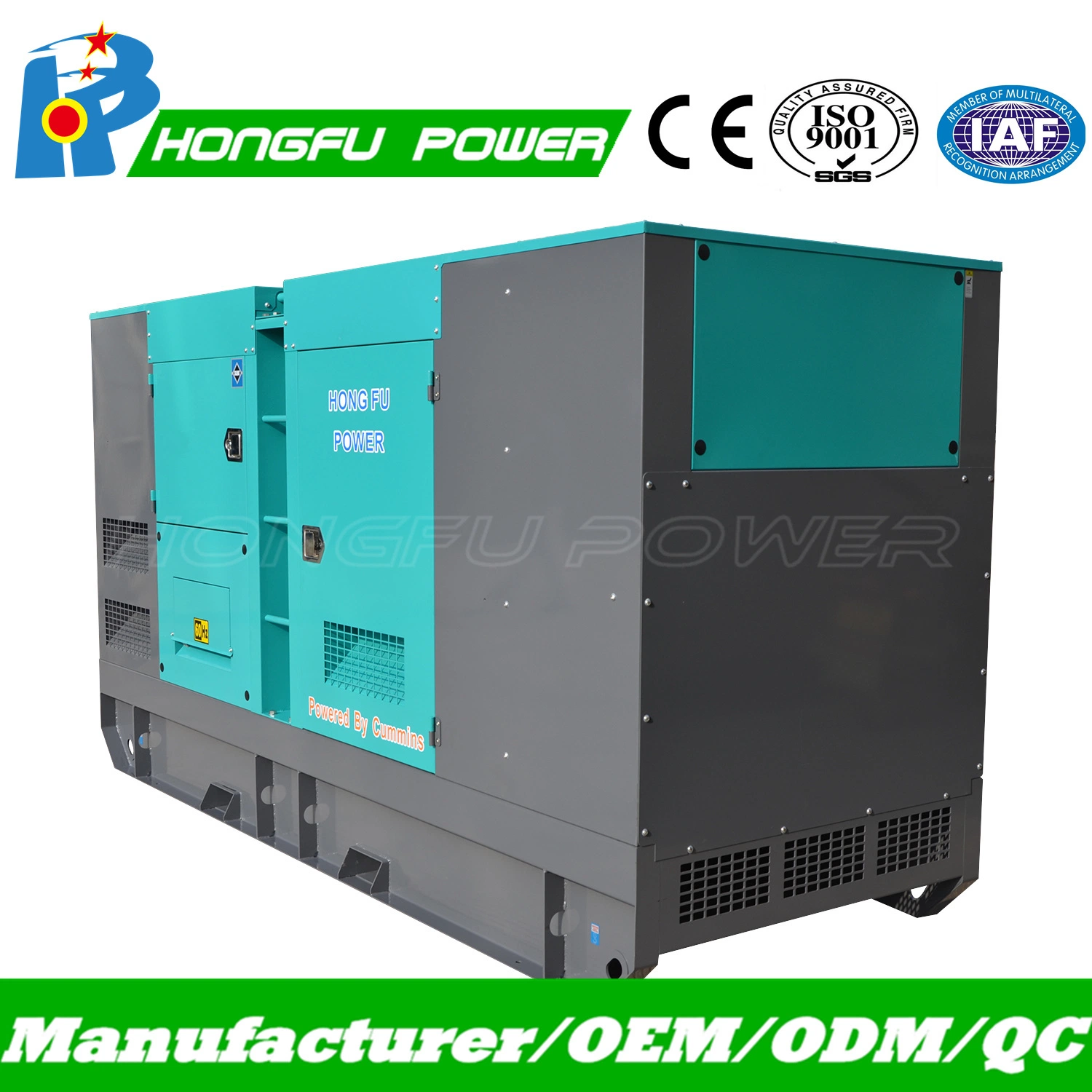 Prime 350kVA Standby 385kVA Silent Electric Power Generation with Cummins Engine