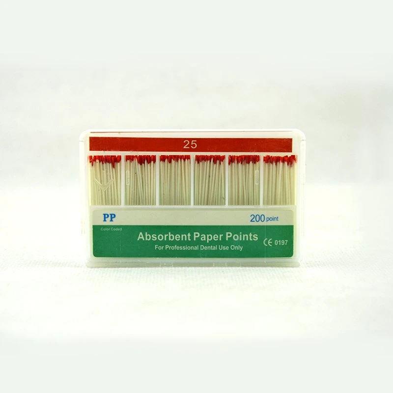 LK-R21 CE Dental Absorbent Paper Points Gapadent PP 04 06 02 Taper