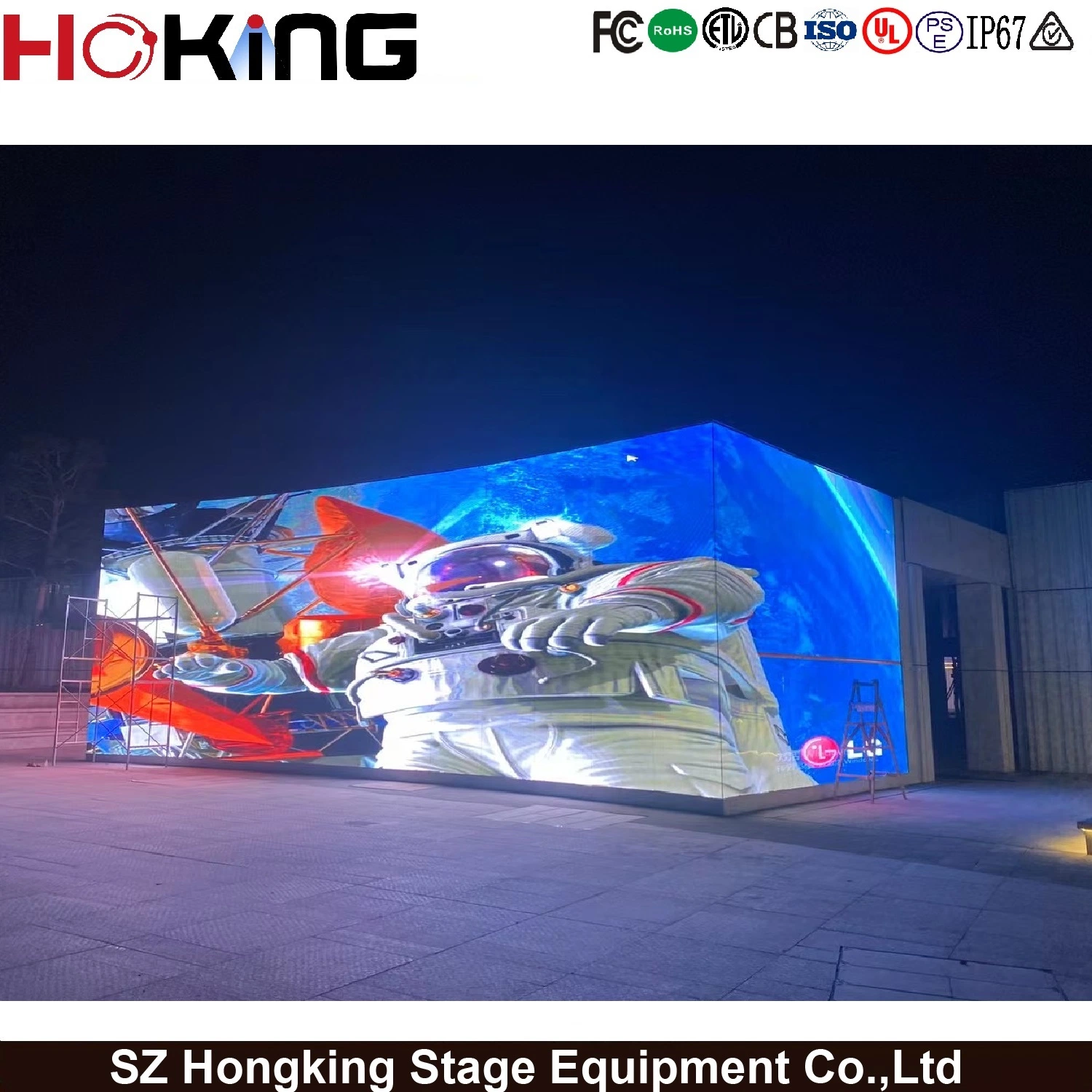 Outdoor P4 P5 P6 P8 3D Big LED Display Screen