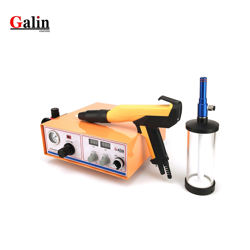 Powder Cup Small Portable Test Electrostatic Powder Coating Machine for Metal Finish (Galin-02C)