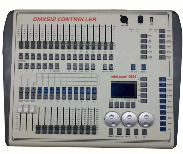 Mini Pearl 1024 DMX Controller with Flight Case Stage DJ Console