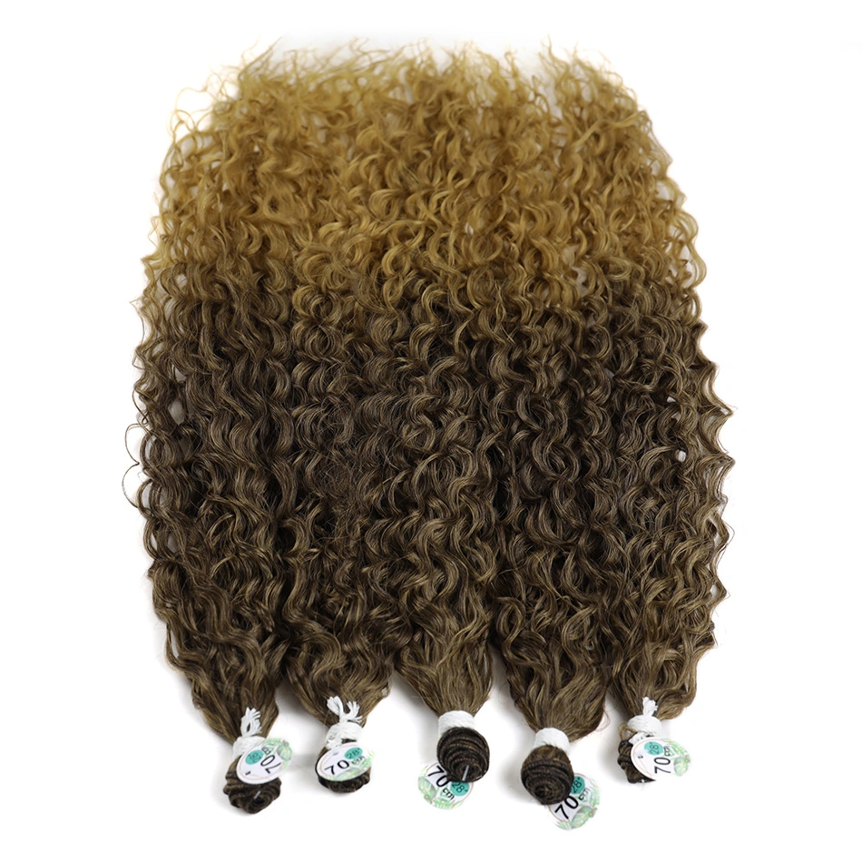 High quality/High cost performance  Heat Resistant Extensions Bundles Synthetic Hair