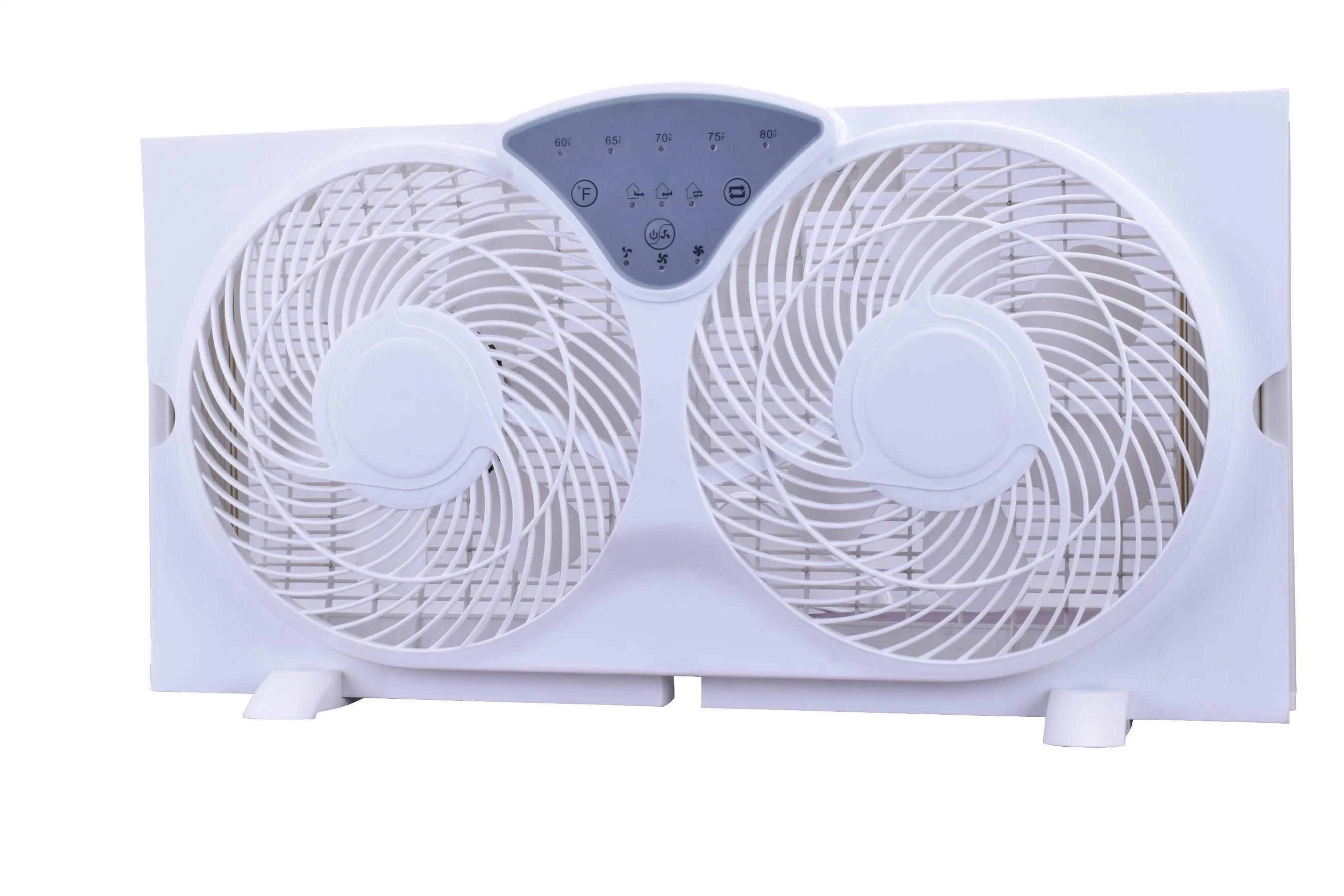 Ultra-Quiet 9" Reversible Twin Window Fan