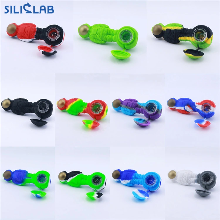 Siliclab Wholesale/Supplier Astronaut DAB Pipe Smoking Tobacco Smoke Filter Silicone Smoking Pipe