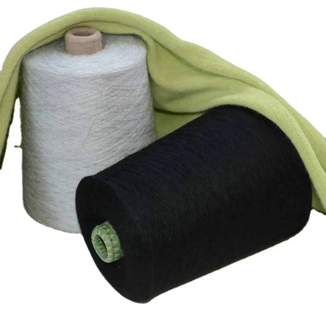 28nm/2 90% Bci Cotton 10% Cashmere Wool Blended Yarn