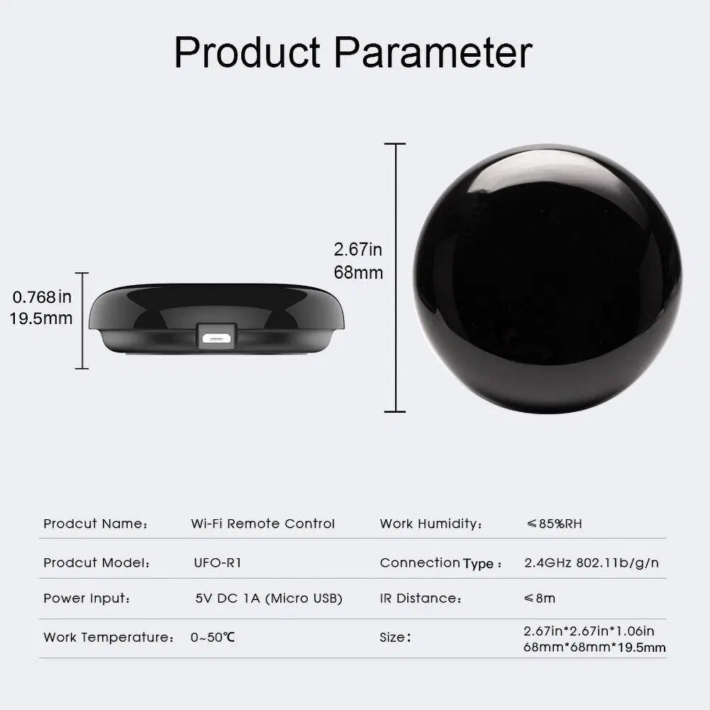 Fernbedienung Alarmsystem TV Fernbedienung Infrarot-IR-Controller Smart Home Infrarot Wireless Klimaanlage/Ventilator