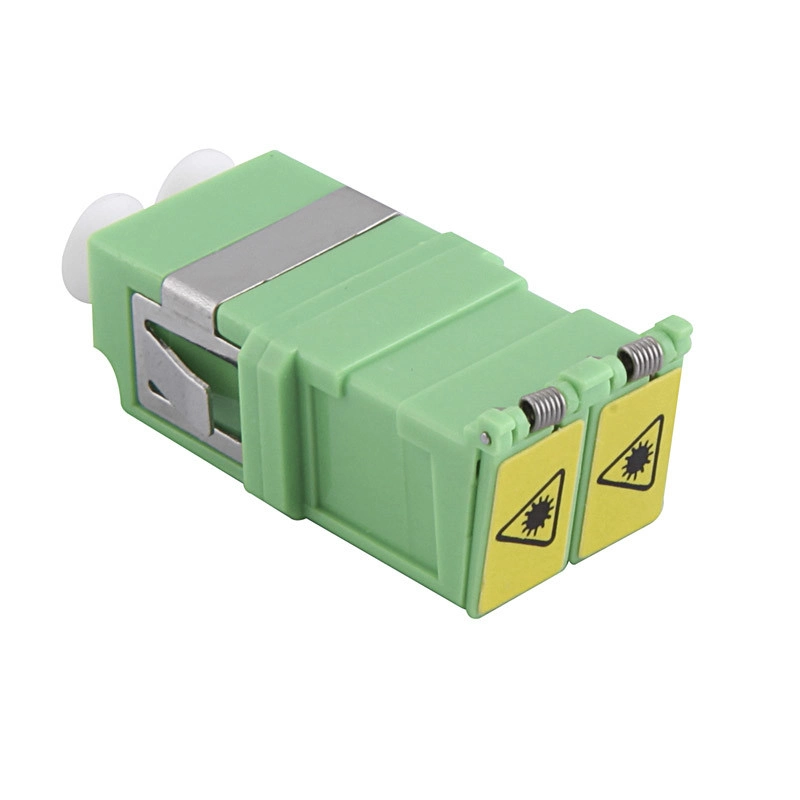 China FTTH LC Duplex Fiber Optic Coulplers Adapter with Shutter