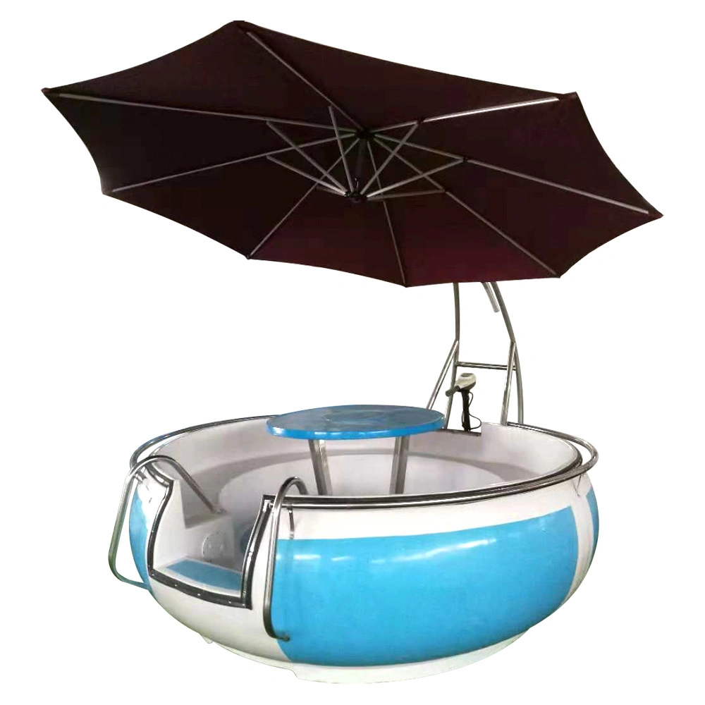 6-8 Person Fiberglass Barbecue Gas Powered Electric Bumper Kids and Adult BBQ Donut Boat