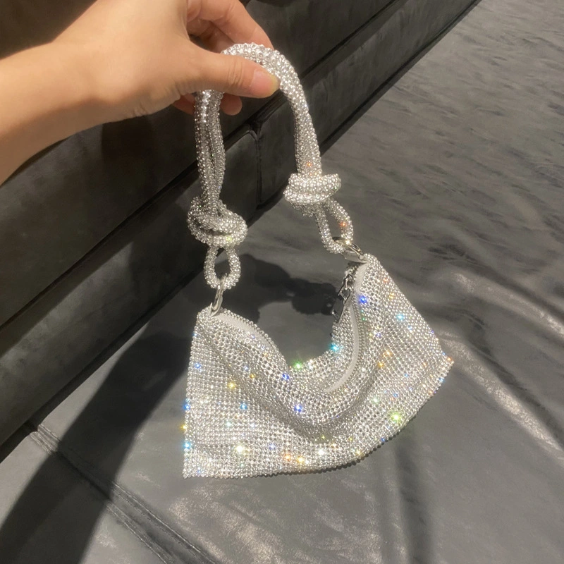 Hochzeitsfeier Braut Strass Diamant Handtasche Geldbörsen Cupcake Crystal Clutch Abendtaschen