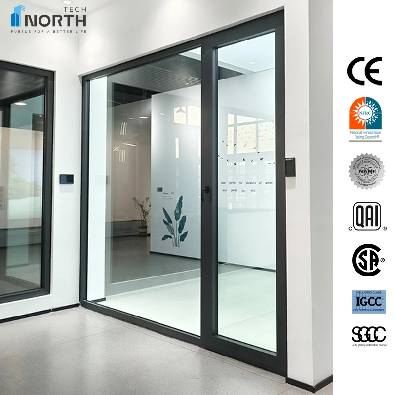 Northtech Casement Откатные нерестовые Наклон и поворот UPVC ПВХ винил Алюминиевые ударопрочный окна и двери с Nfrc Nami CE Qai Сертификация