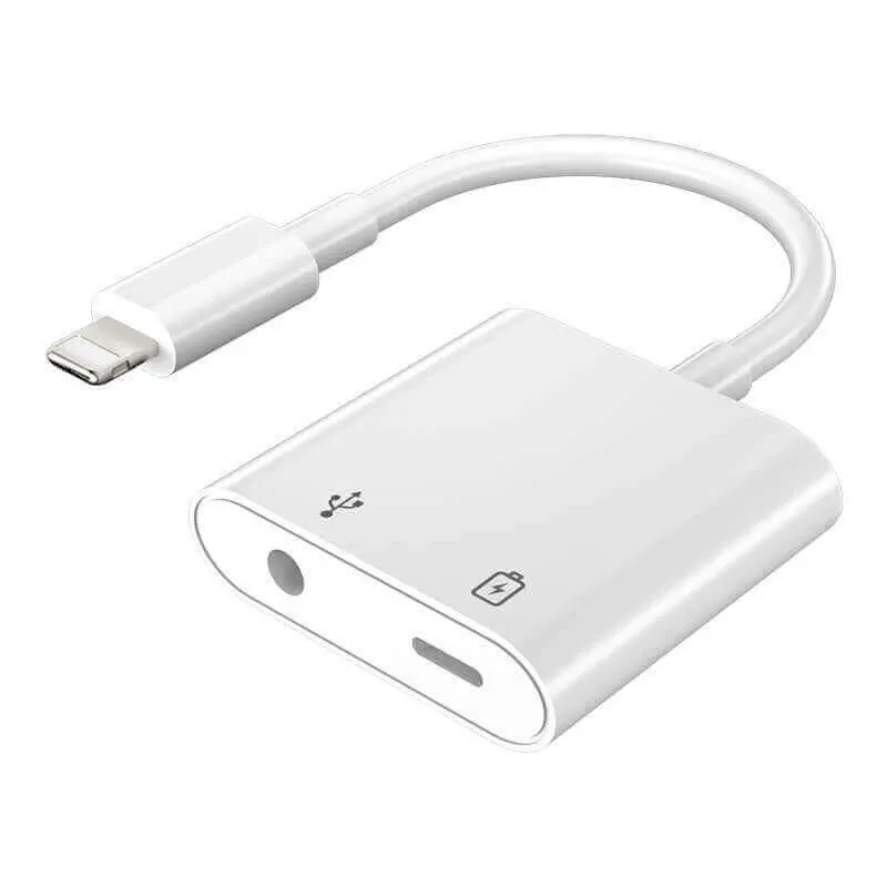 USB un adaptador de audio hembra con puerto de carga para USB Lector de tarjetas/palillo