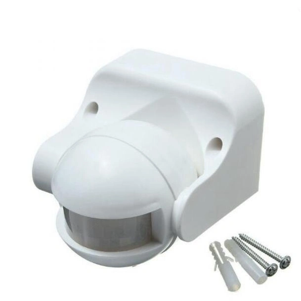 220-240 V AC ajustable techo de 180 grados de Infrarrojos PIR Detector del sensor de movimiento del cuerpo del interruptor de luz blanco