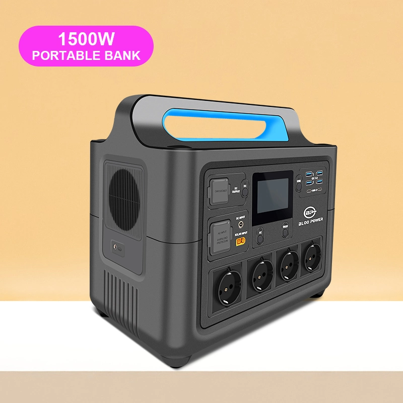 Bloopower солнечной 12V 1000 Вт 1000W 1500W 2000W 3000W 110V 230 В кемпинг аккумулятор для телевизора с помощью системы RV кофеварка холодильник свечи розетку переменного тока генератора