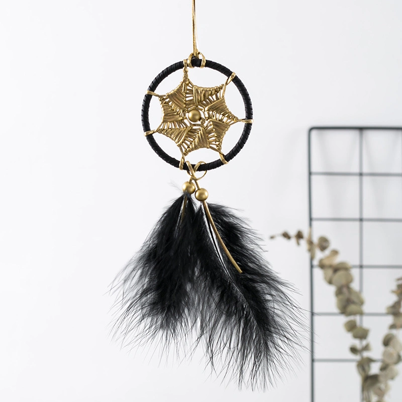 Ja0010-Indian Dream Catcher Home Feather Decoration Art & Crafts Set