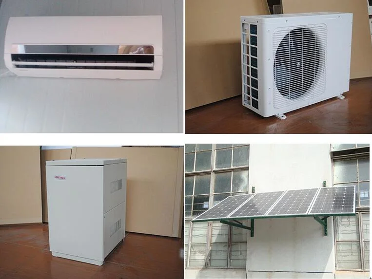 Mini Split en la pared con aire acondicionado Solar 9000-24000BTU