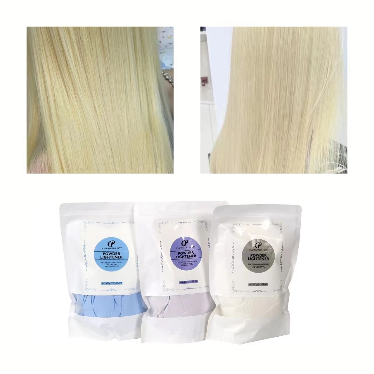 El cabello de color fácil de etiqueta privada de polvo Decolorante en polvo decolorante de cabello fabricante profesional