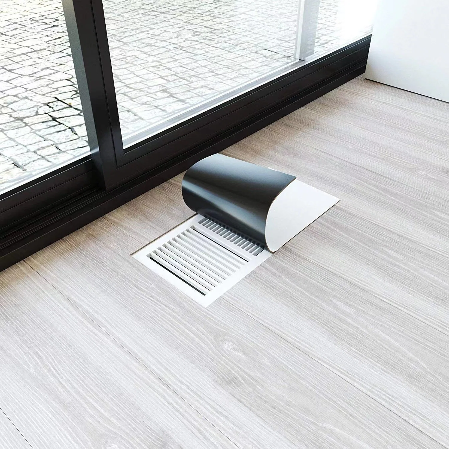 Tampa magnética de ventilação super forte, 4 unidades, íman de 12" X 5.5" Tampa de ventilação do piso do íman flexível