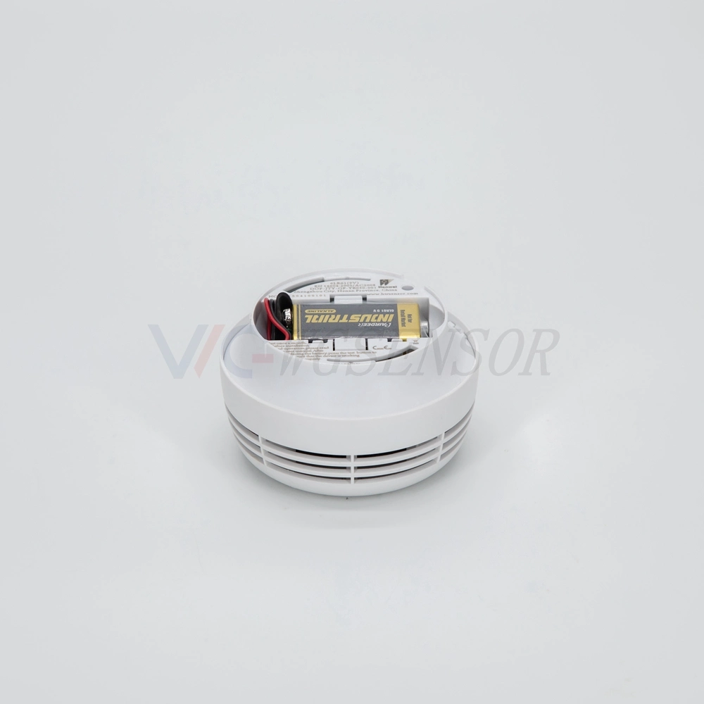 CE En 85dB Smoke Alarm Gas Detector Home Security Battery -Powered