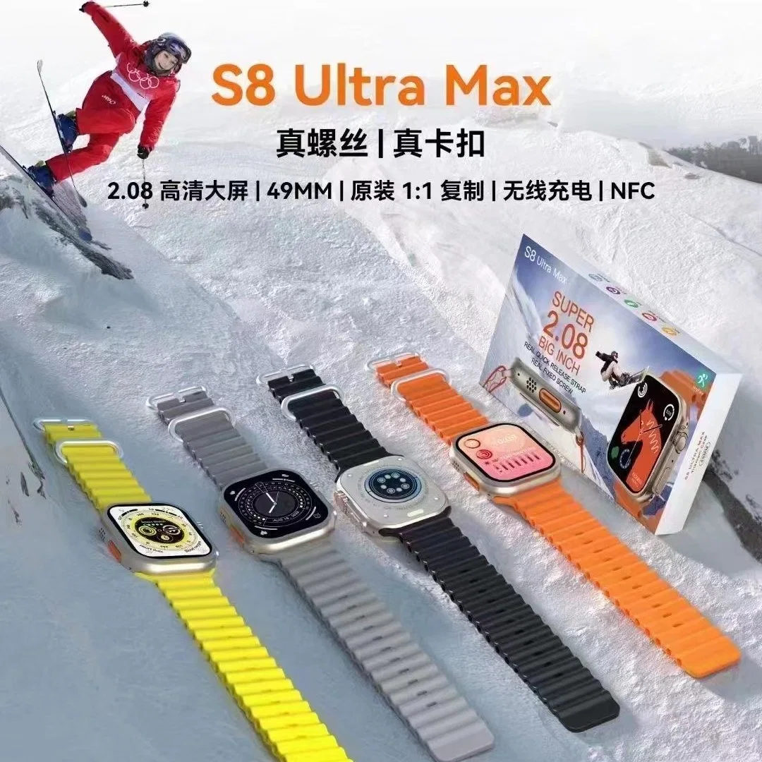 2023 S8 Ultra Max Gen Smartwatch NFC personnalisé Android Mobile Téléphone Reloj intelliente Smart Watch série 8