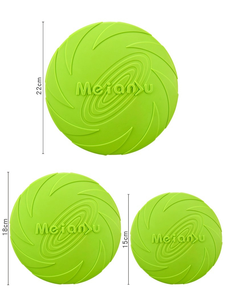 Dog Frisbee Interactive Pet Toy Floating Water Bite Resistant Recovery Training