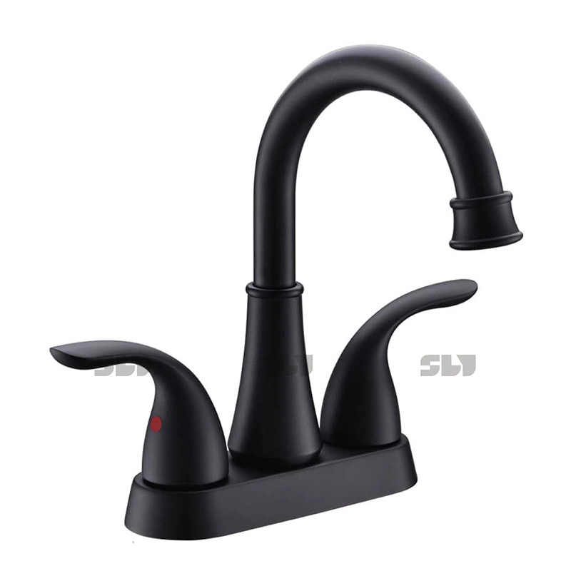 Kaiping Factory Supply Cupc Basin 4" Centerset Faucet Double Handle Water Mixer for Bathroom Lavatory