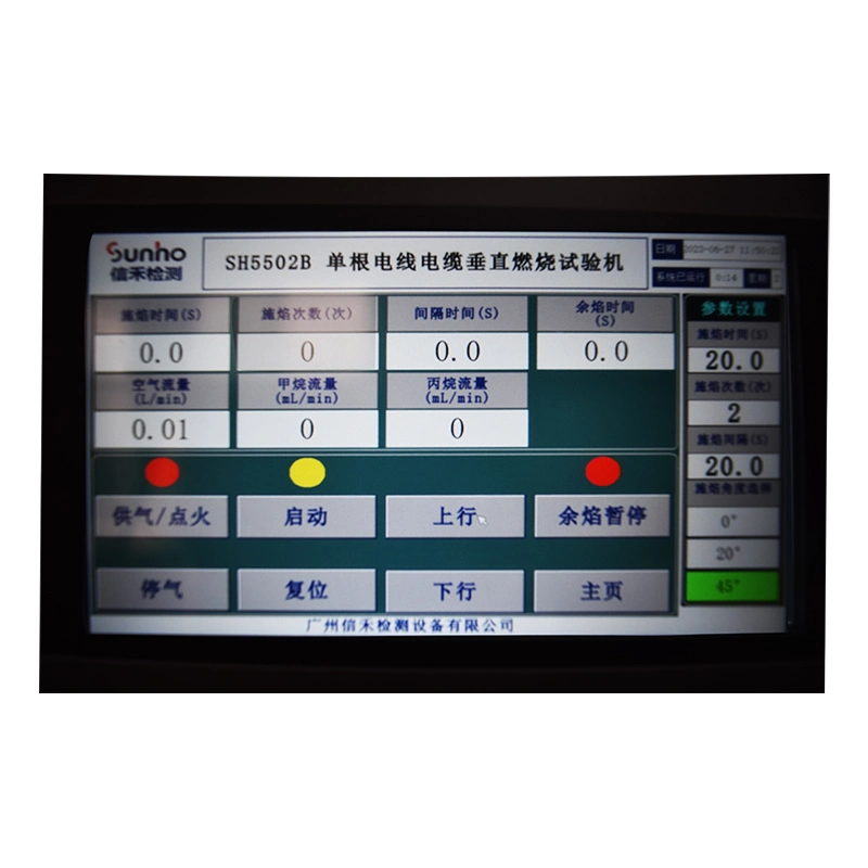 Wires and Cables Vertical Flame Testing Chamber