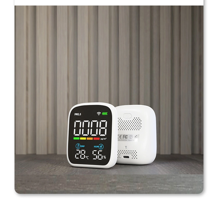 Air Quality Monitoring Equipment for Pm 2.5 Pm 10 Air Pollution Sensor with WiFi