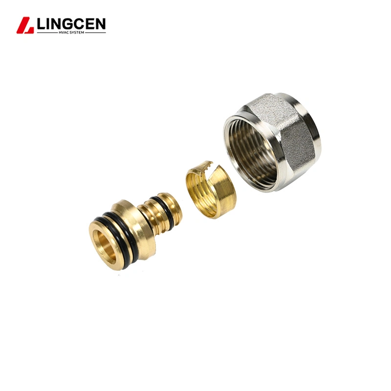 Low Price Radiant Heat Coupling Compression Adapter for Manifolds