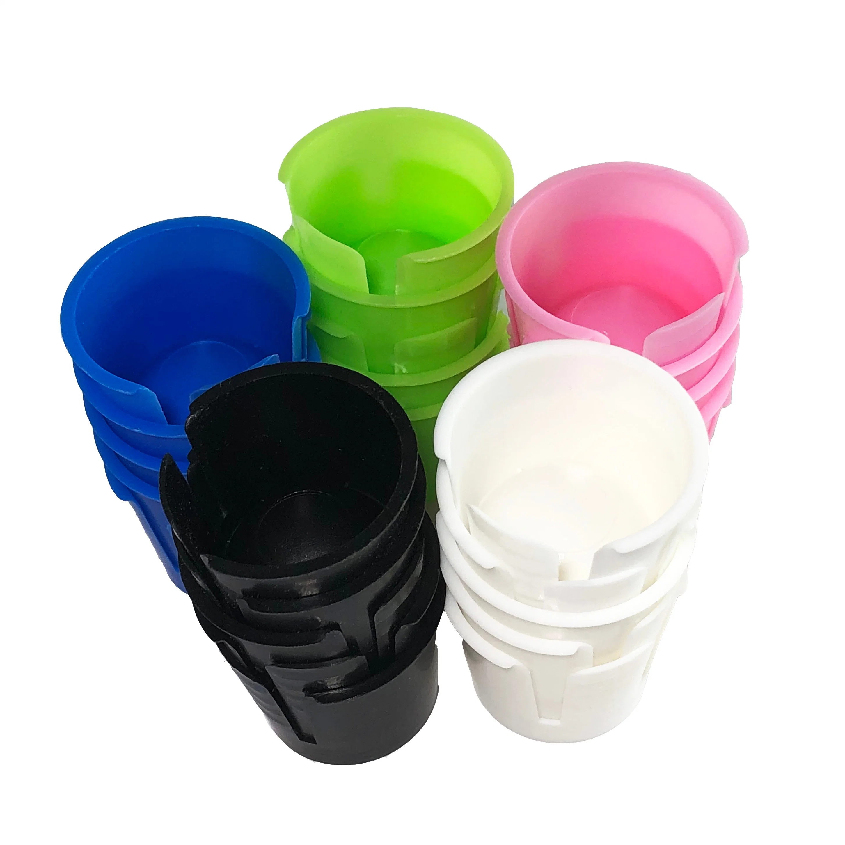 100pcs/Caja desechable Colorful plástico Dental mezcla Dappen taza de plato