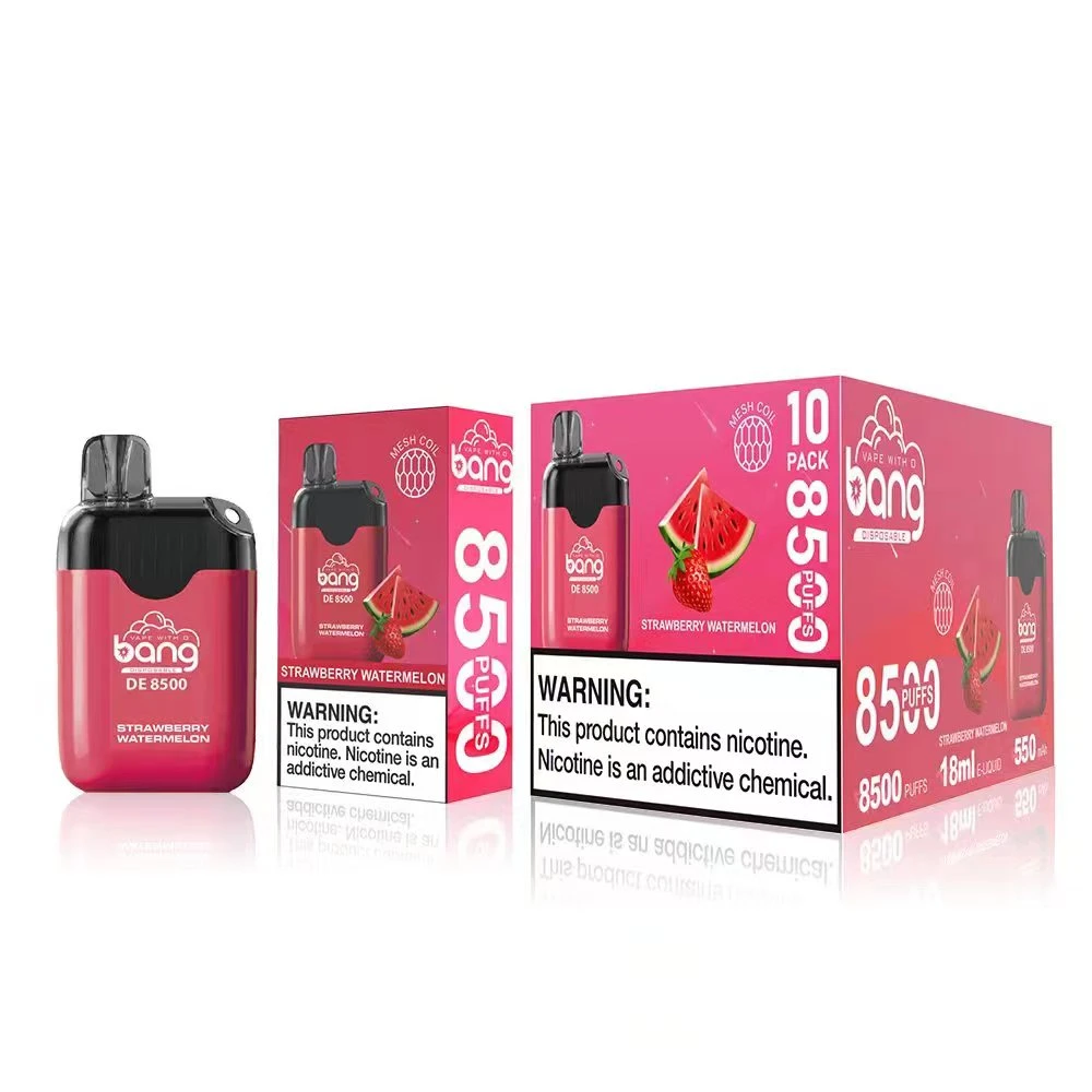 China Original La calurosas barata Bang Bang se 8500 inhalaciones XXL 2000 disparos Bang 2500 inhalaciones desechables Mayorista/Proveedor Vape