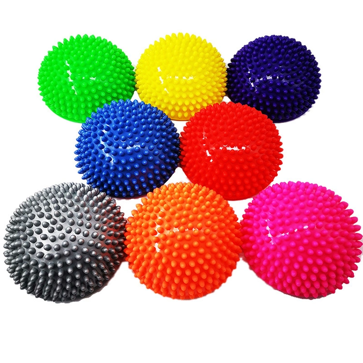 Sport Übung Körper Gebäude Spiky PVC Half Massage Ball