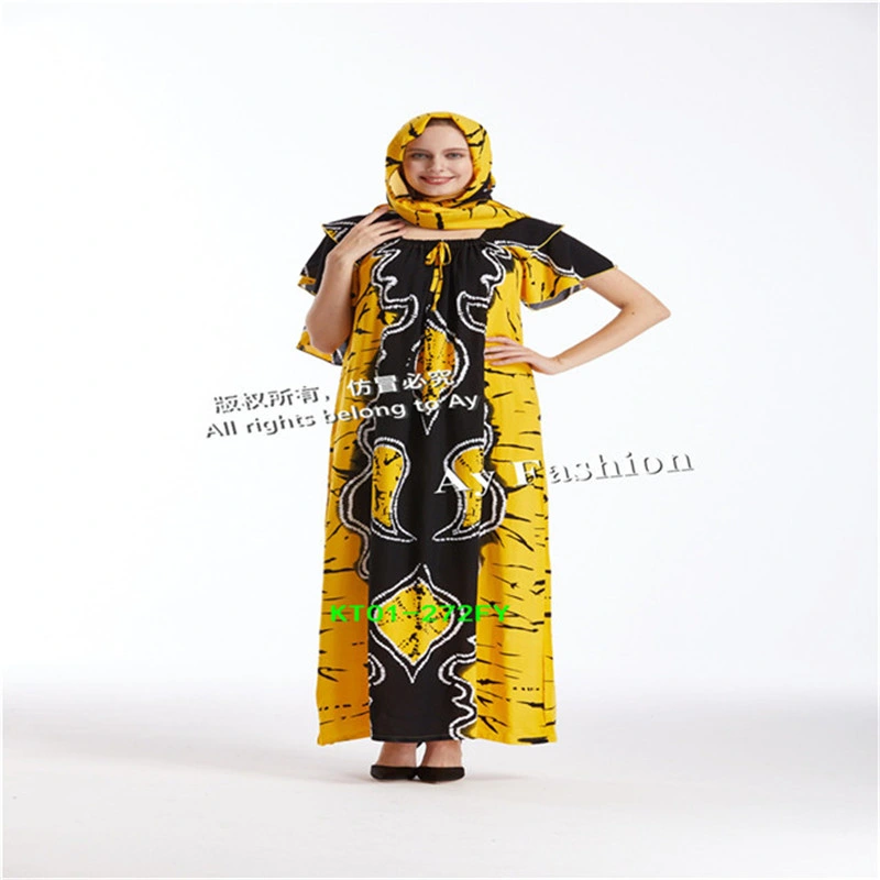 Ay Boubou moda africana vestidos casuais Kaftan Senhoras manto