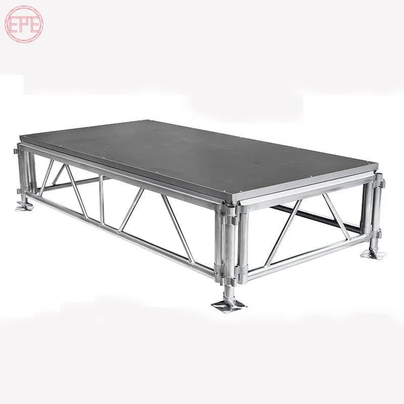 Adjustable Legs Portable Stage Equipment with Plywood Platform