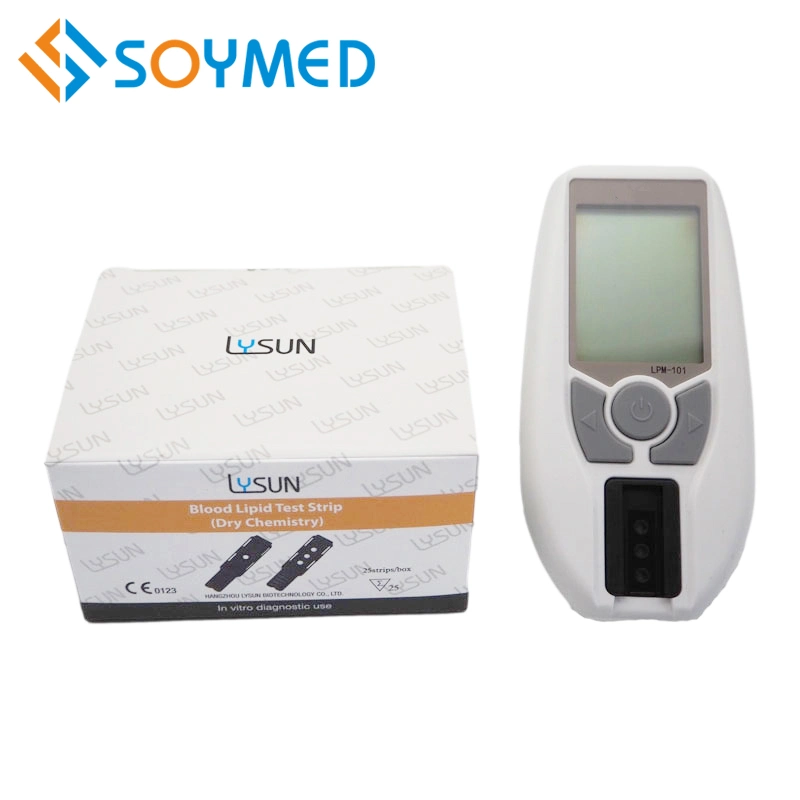 Hospital and Household Usage CE ISO Non-Invasive Blood Glucose Uric Acid and Lipid Profile Test Cholesterol Hemoglobin Meter