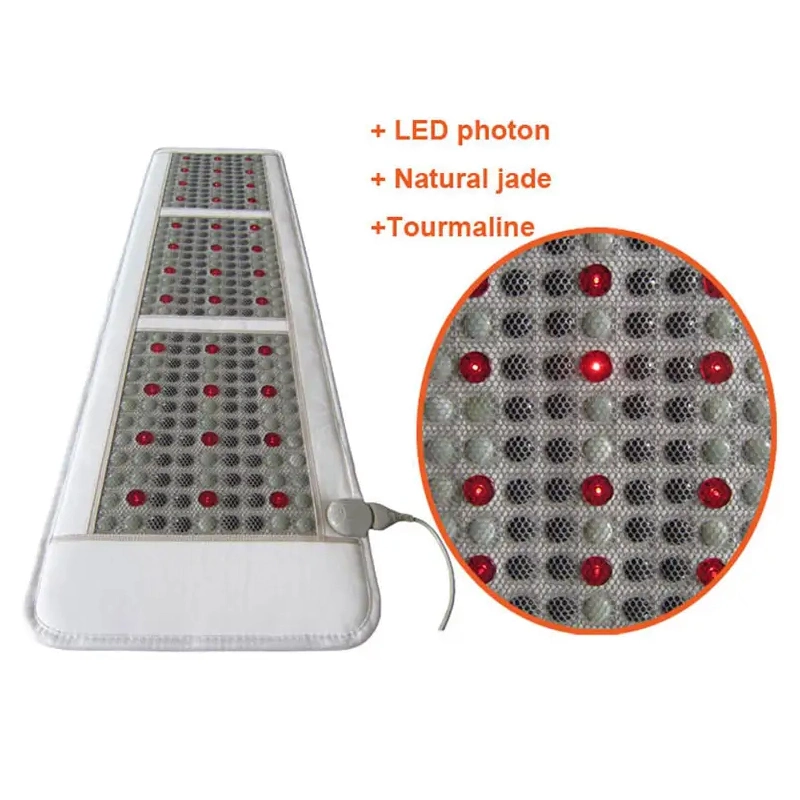 Le jade de la Tourmaline Pierre chauffage infrarouge Lit de massage matelas