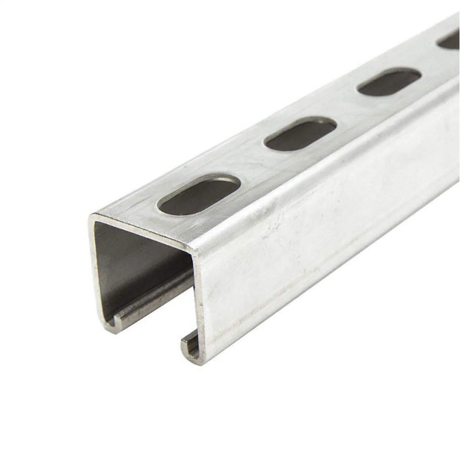 41X41mm Steel Galvanized or Pre-Galvanized Slotted and Plain Strut Channel