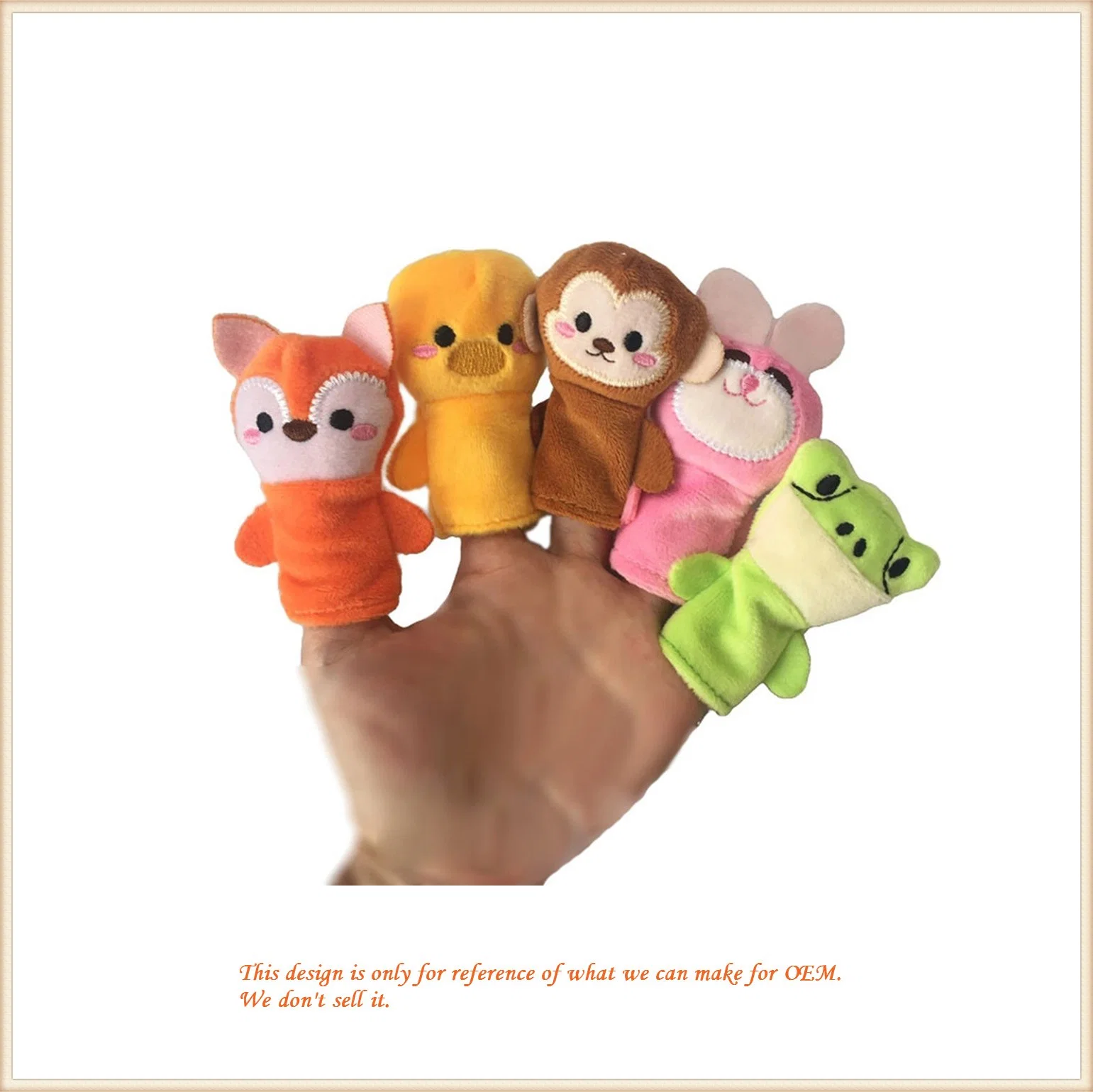 Hand Puppet Finger Toys Plush Stuffed Animal Toys