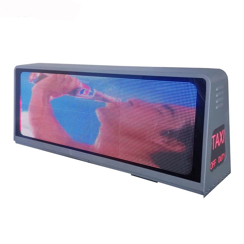 2023 New Design 3G 4G 5g Control Car Top Digital LED Module Sign Display Taxi Advertising Screen