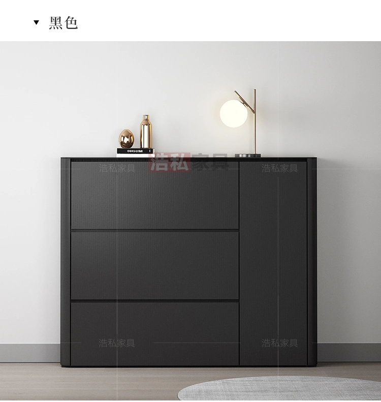 British Style Minimalism Shoe Cabinet in Optional Colors for Homefurniture