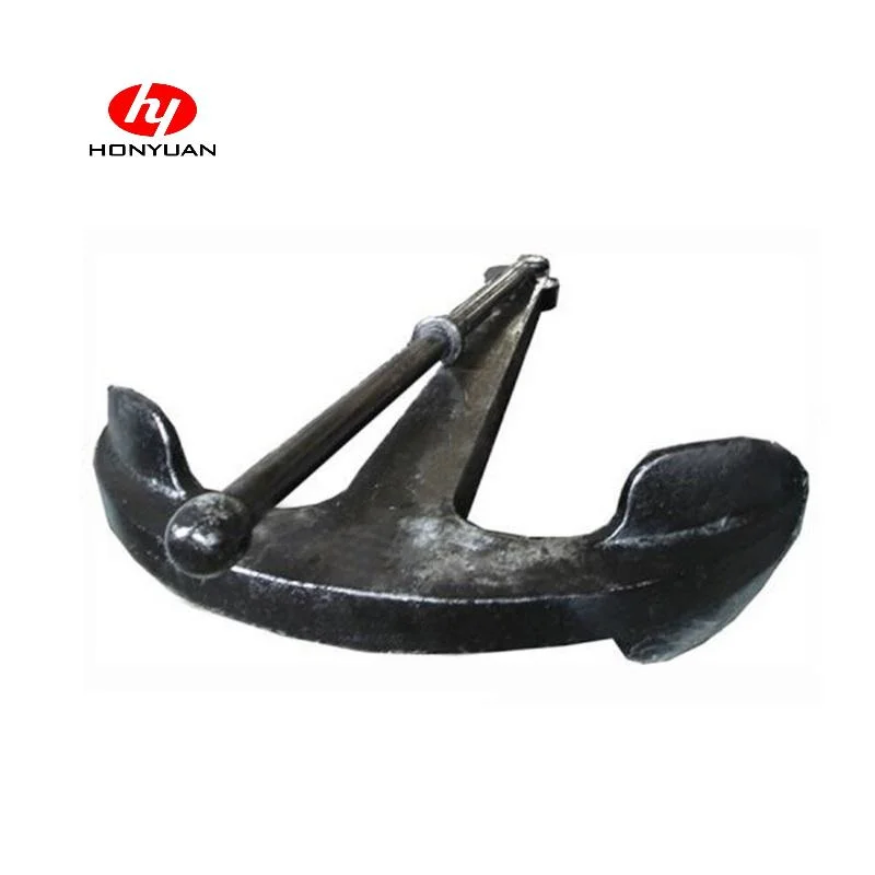 50-10000kg Black Bitumen Paint Anti-Rusting Paint Steel Admiralty Anchor with Lr BV ABS Dnv CCS