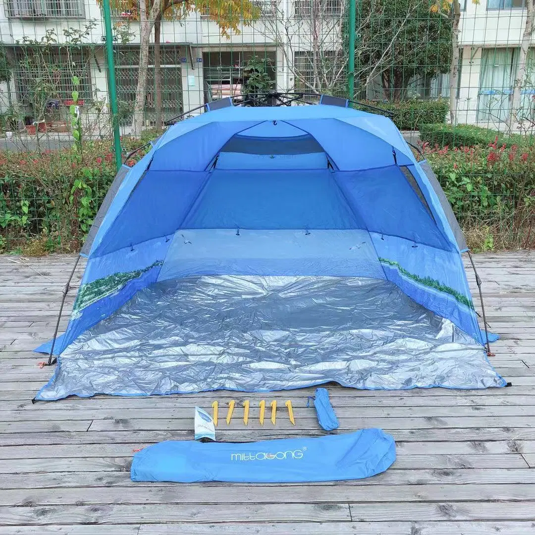 Außenhandel Export Strand Schatten Zelt Outdoor Angeln Camping Reisen Zelt Automatischer Typ Strand Abdeckung Druckzelt