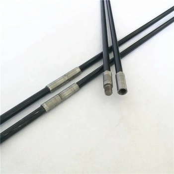 High Demand Tent Fiberglass Poles Black and White